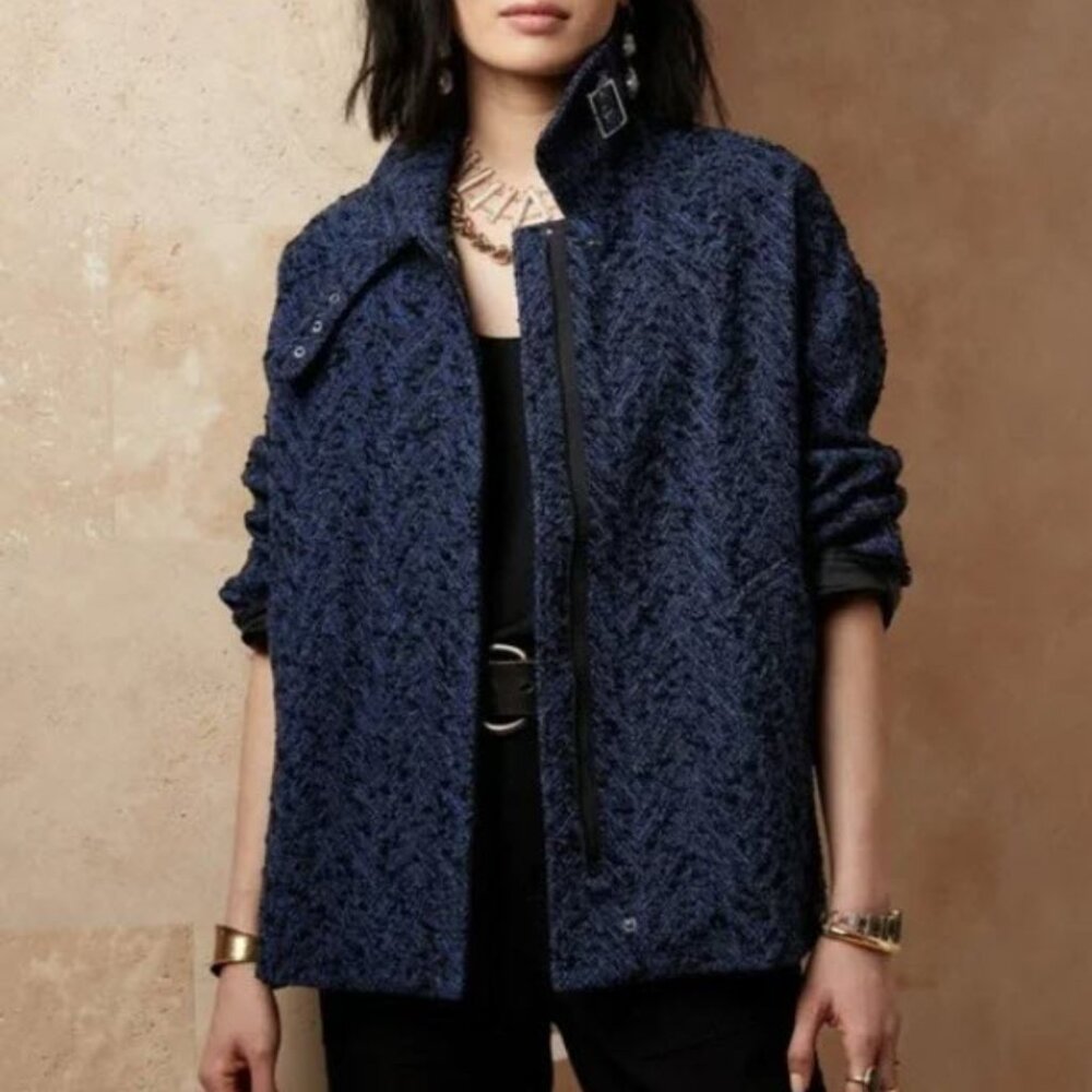 Banana Republic Oversized Balmacaan Jacket